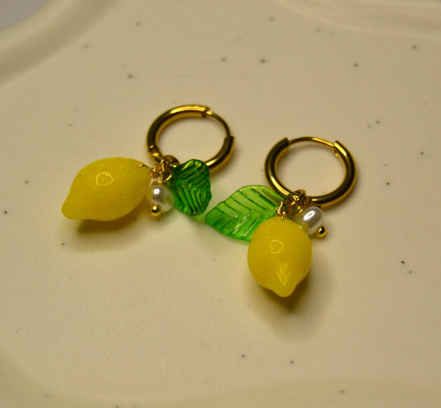 Boucles d'oreilles CITRON