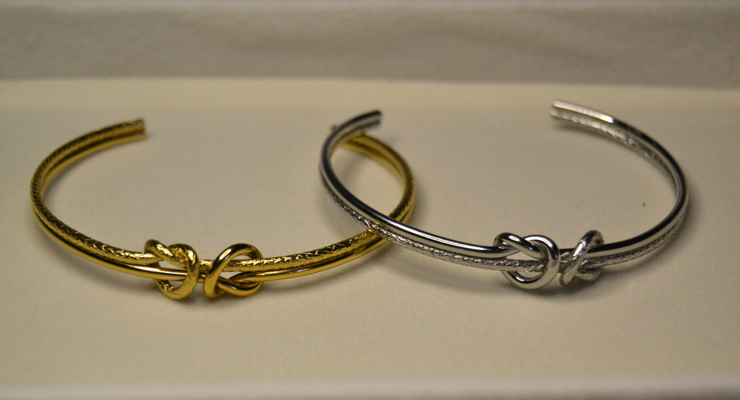 Bracelet jonc NOEUD